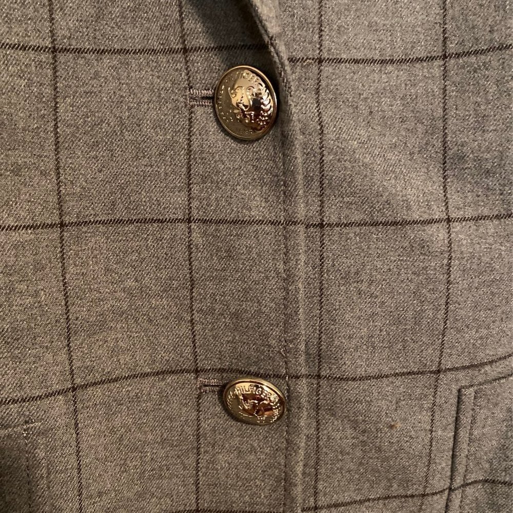 Grey Check Blazer - Picture 4 of 8